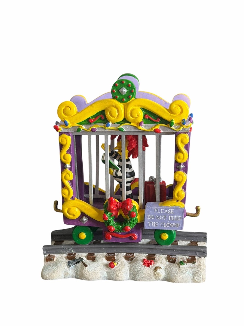 The Simpsons Carol of the Bars Christmas Express Sideshow Bob Figurine 2004